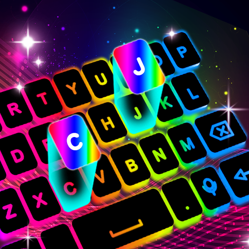 Neon LED Keyboard — неоновая клавиатура